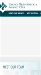 Mobile Screenshot of idahonephrology.com